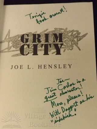 Grim City (Uncorrected Proof Signed by Harlan Ellison)
