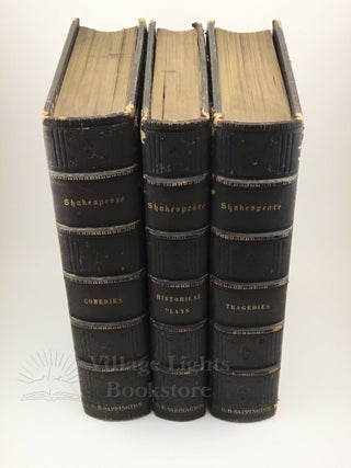 Item #0000078 The Complete Works of Shakespeare from the Original Text: Three Volume Set. William...