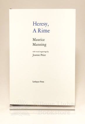 Heresy, A Rime (Signed Special Edition)